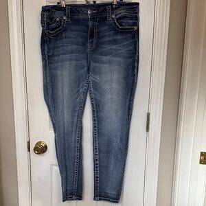 Miss Me Women's Dark Blue Skinny Jeans